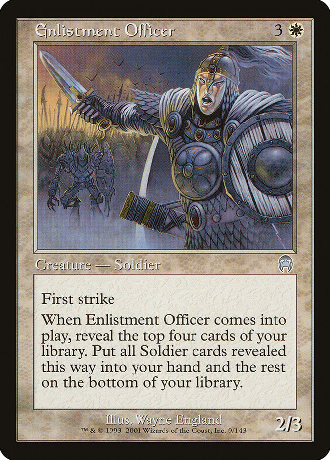 Enlistment Officer - [Foil] Apocalypse (APC)