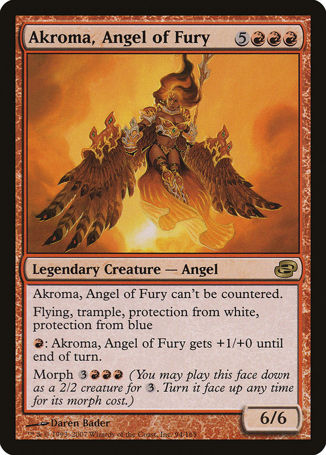 Akroma, Angel of Fury - [Foil] Planar Chaos (PLC)