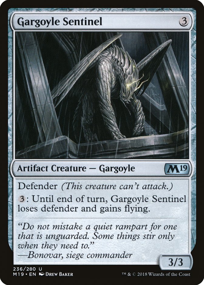 Gargoyle Sentinel - [Foil] Core Set 2019 (M19)
