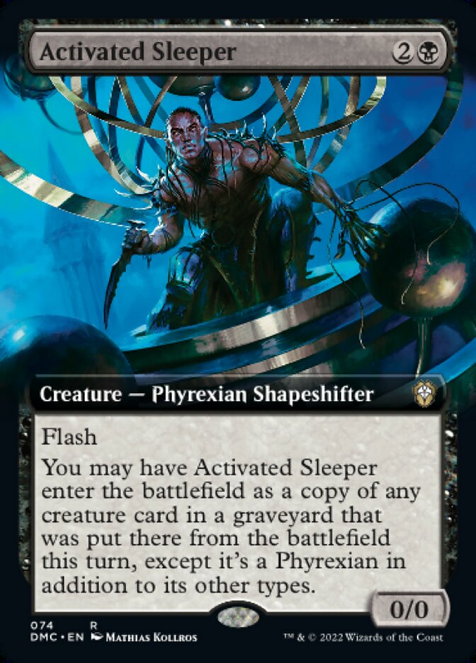Activated Sleeper - [Foil, Extended Art] Dominaria United Commander (DMC)