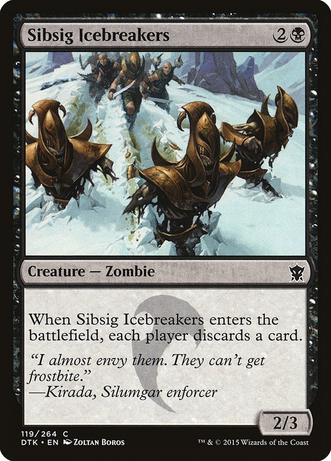 Sibsig Icebreakers - [Foil] Dragons of Tarkir (DTK)