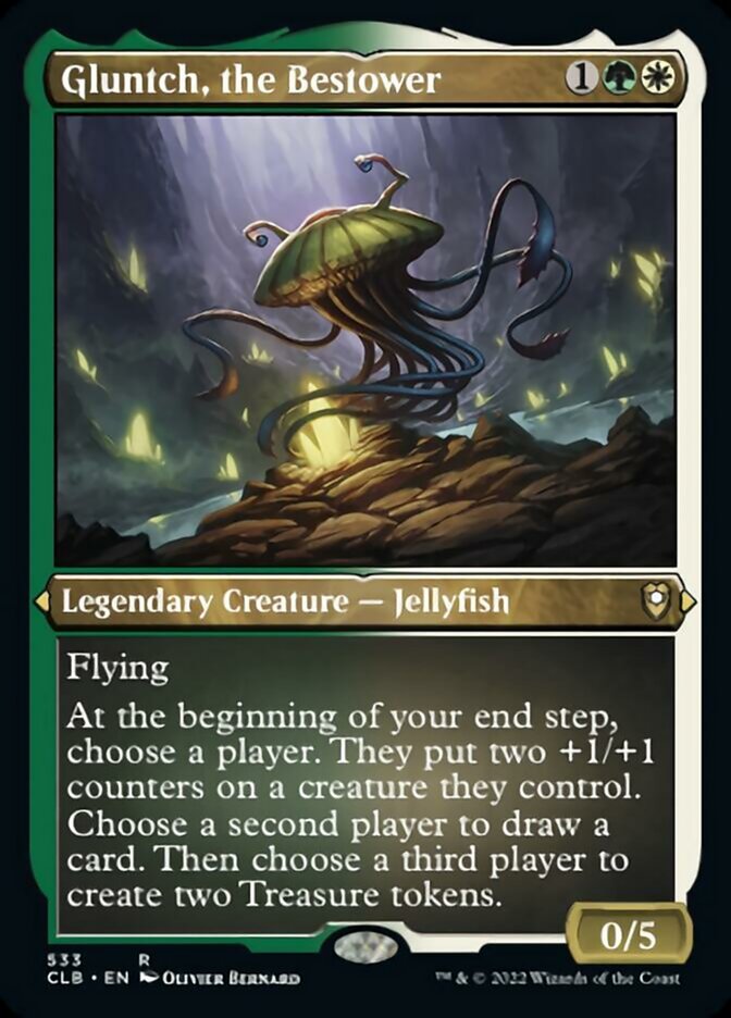 Gluntch, the Bestower - [Etched Foil] Commander Legends: Battle for Baldur's Gate (CLB)