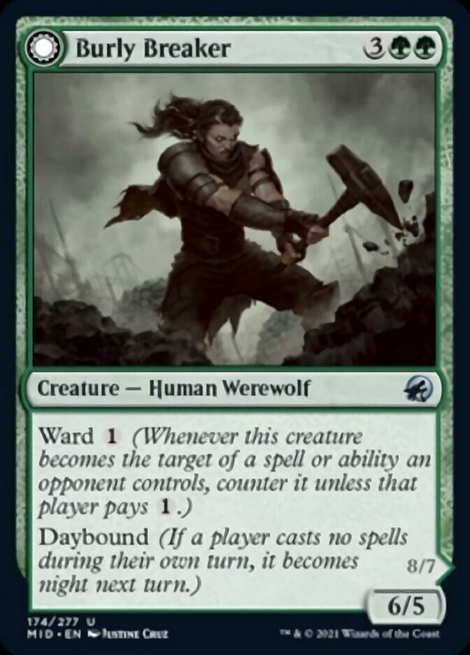 Burly Breaker // Dire-Strain Demolisher - [Foil] Innistrad: Midnight Hunt (MID)