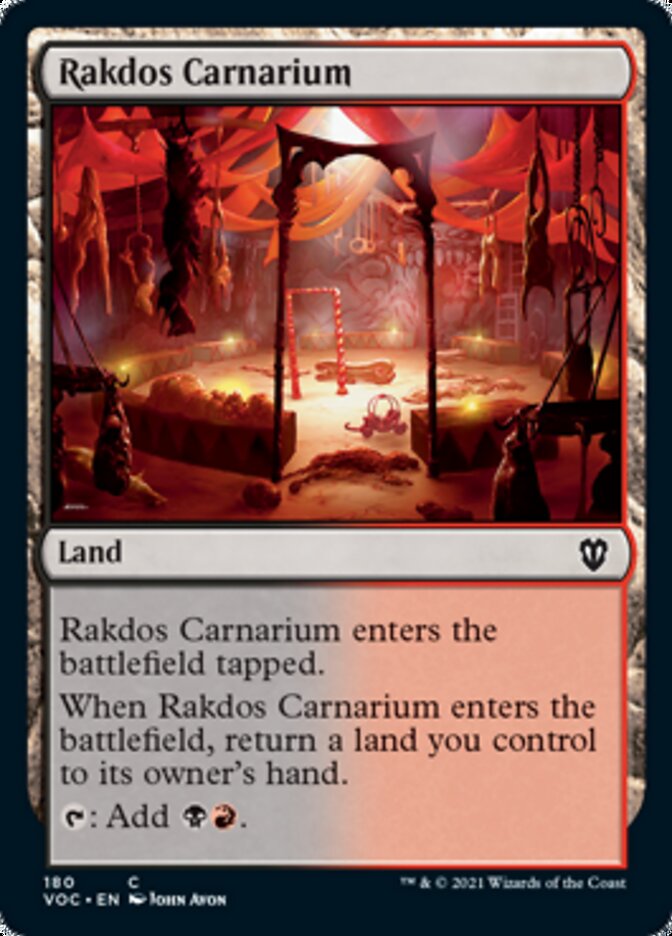 Rakdos Carnarium - Crimson Vow Commander (VOC)