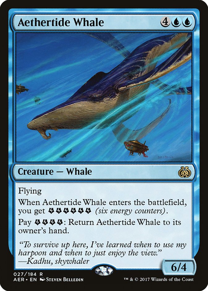 Aethertide Whale - [Foil] Aether Revolt (AER)