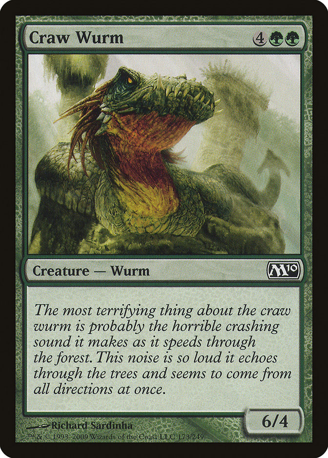 Craw Wurm - [Foil] Magic 2010 (M10)