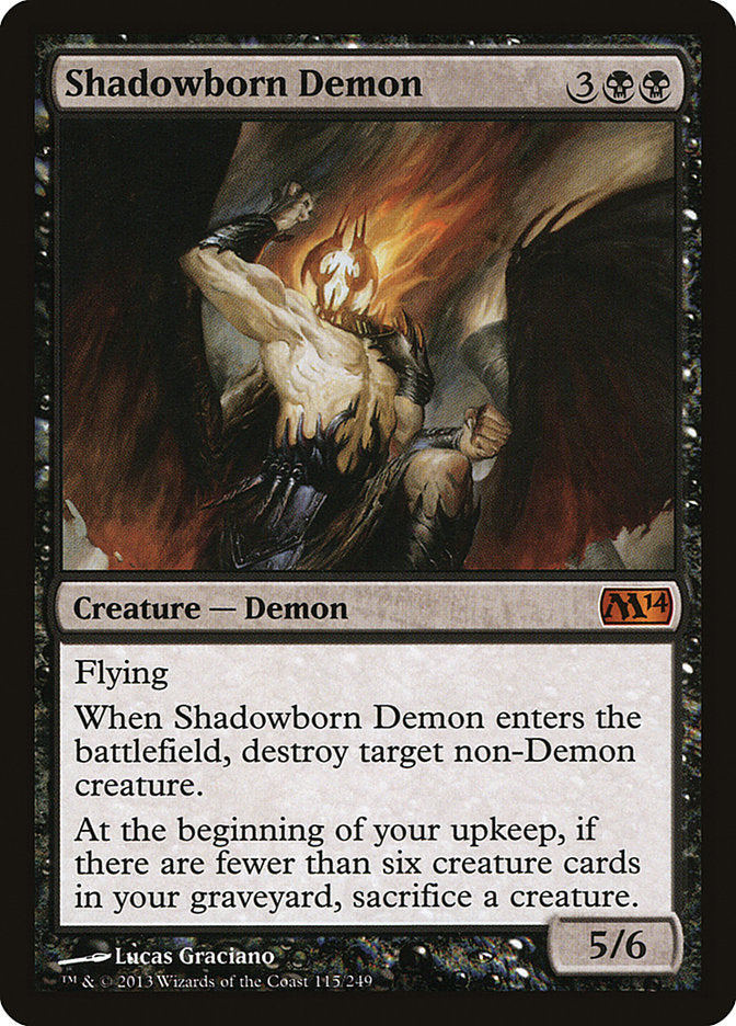 Shadowborn Demon - [Foil] Magic 2014 (M14)
