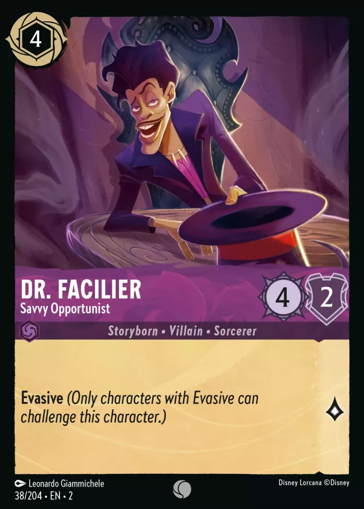 Dr. Facilier - Savvy Opportunist - [Foil] Rise of the Floodborn (2)