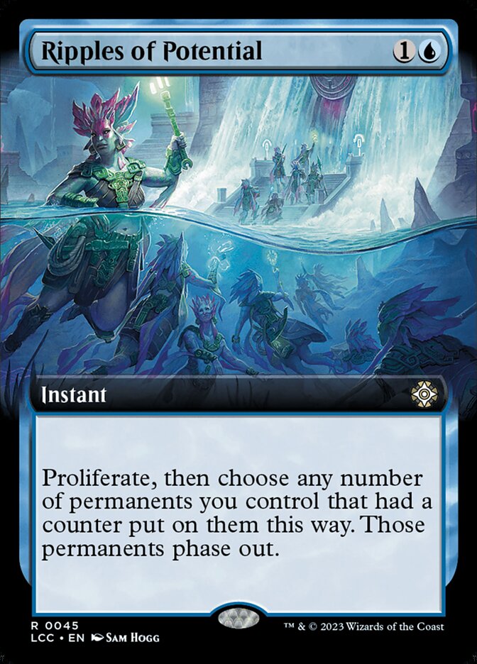 Ripples of Potential - [Extended Art] Lost Caverns of Ixalan Commander (LCC)