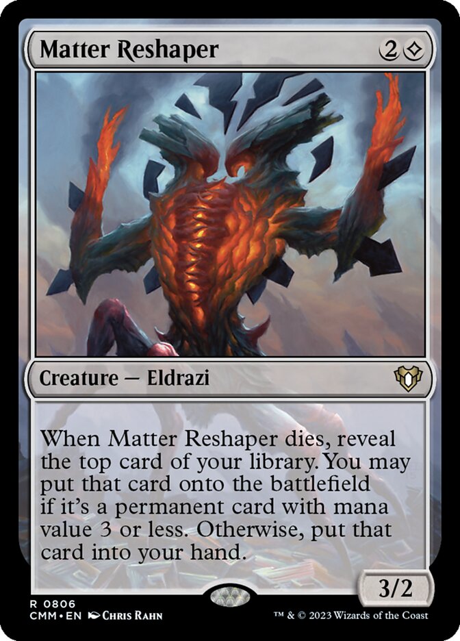 Matter Reshaper - Commander Masters (CMM)
