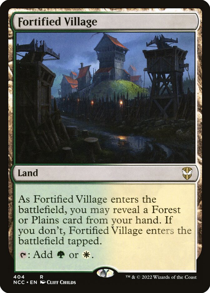 Fortified Village - [Foil] New Capenna Commander (NCC)
