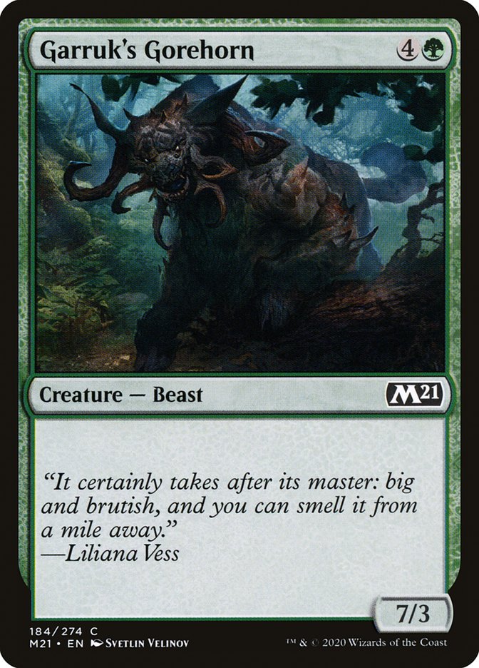 Garruk's Gorehorn - Core Set 2021 (M21)