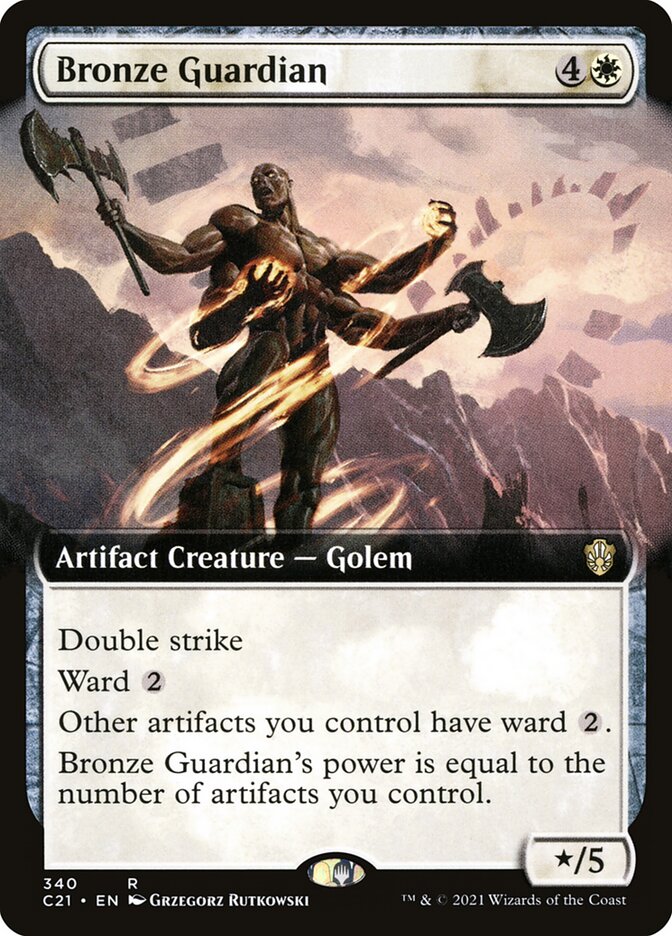 Bronze Guardian - [Extended Art] Commander 2021 (C21)