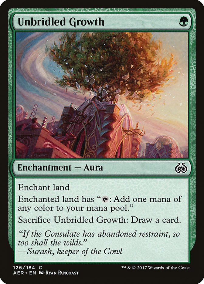 Unbridled Growth - [Foil] Aether Revolt (AER)