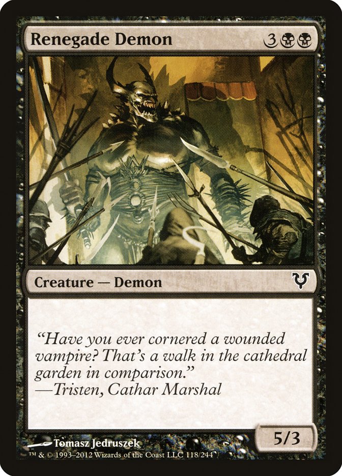 Renegade Demon - [Foil] Avacyn Restored (AVR)