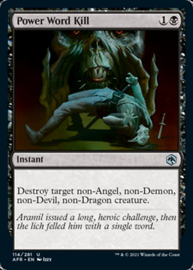 Power Word Kill - [Foil] Adventures in the Forgotten Realms (AFR)