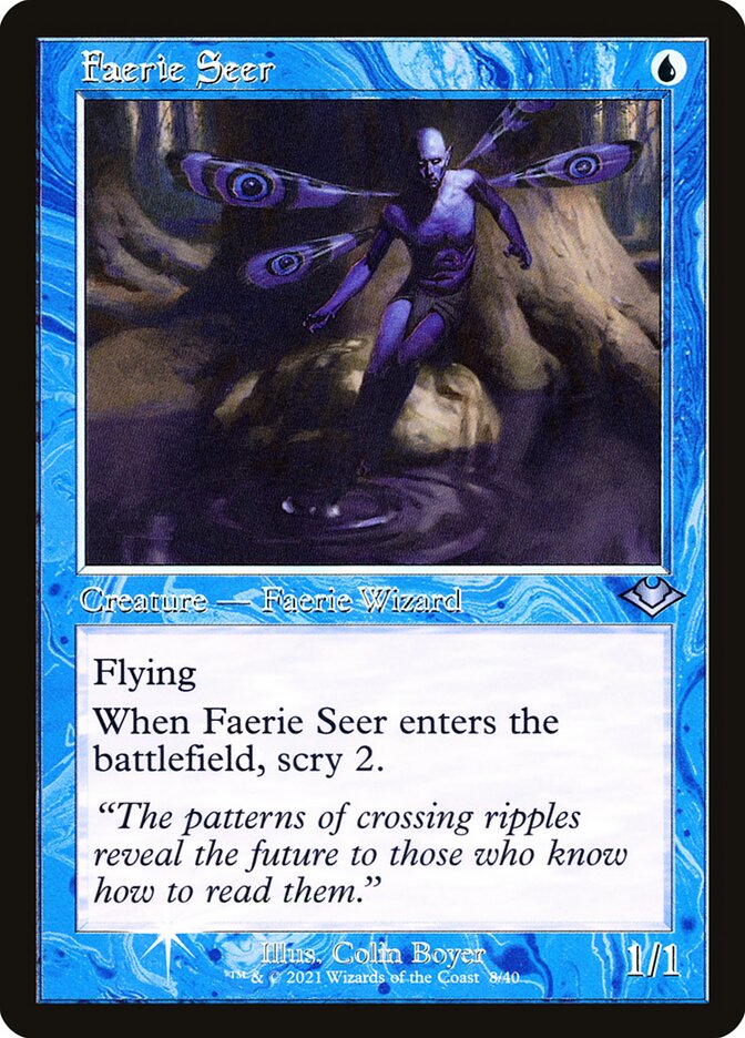 Faerie Seer - [Etched Foil, Retro Frame] Modern Horizons 1 Timeshifts (H1R)
