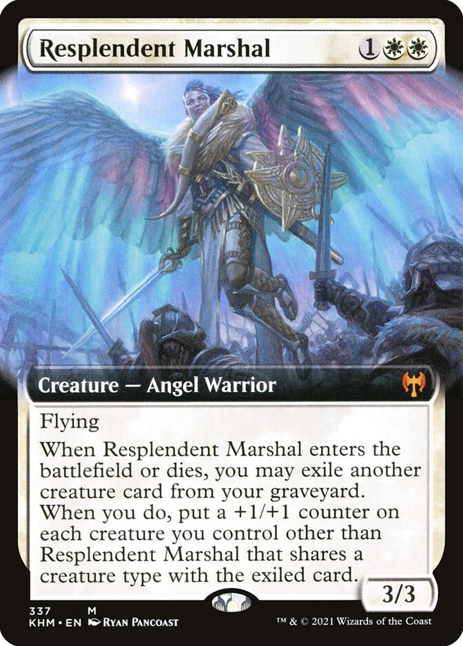 Resplendent Marshal - [Foil, Extended Art] Kaldheim (KHM)