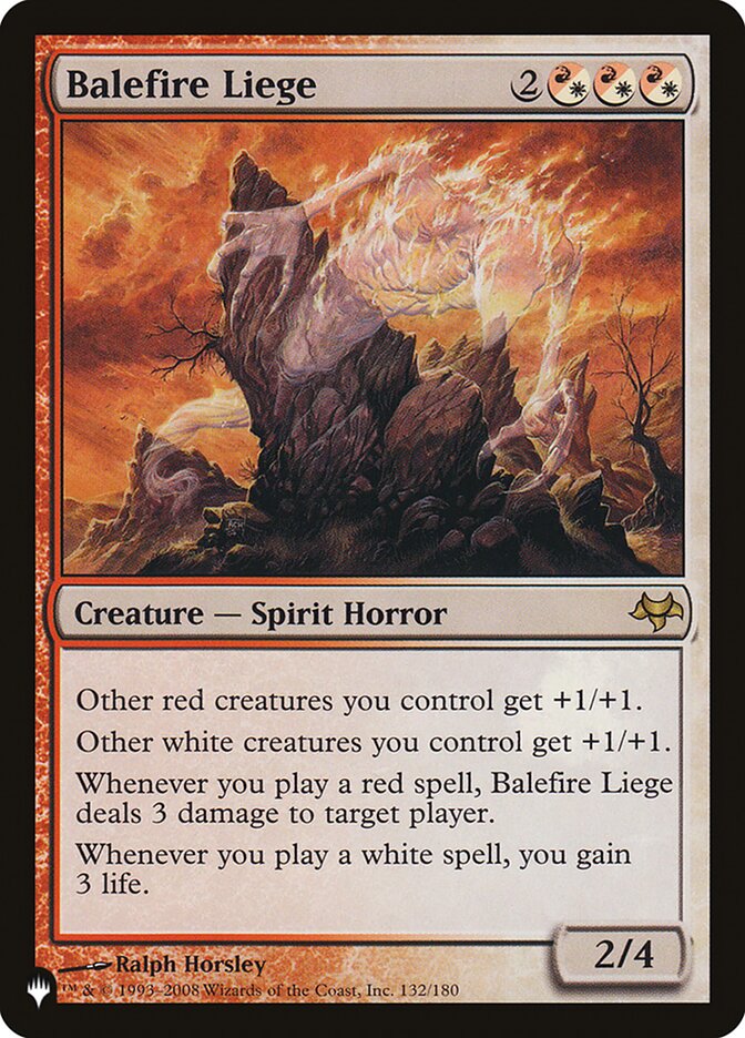 Balefire Liege - [Foil] The List (PLIST)