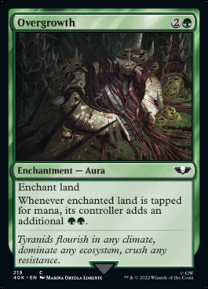 Overgrowth - [Surge Foil] Warhammer 40,000 Commander (40K)