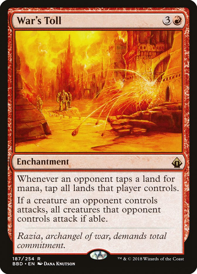 War's Toll - [Foil] Battlebond (BBD)