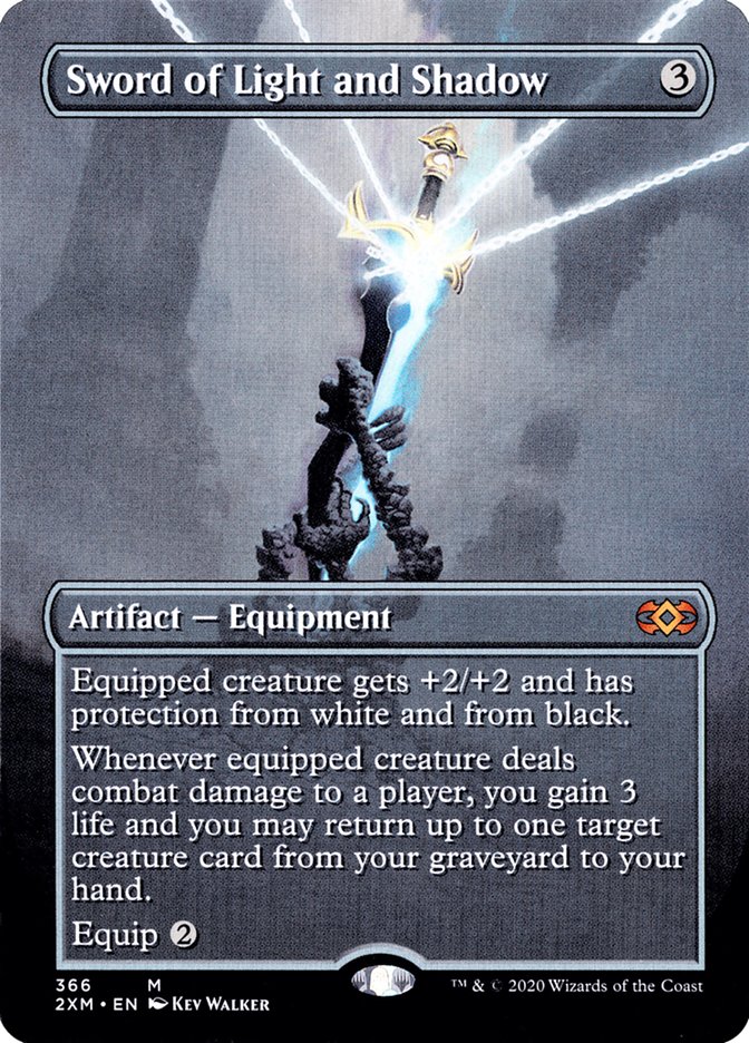 Sword of Light and Shadow - [Foil, Borderless] Double Masters (2XM)