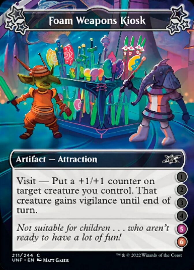 Foam Weapons Kiosk - [Foil] Unfinity (UNF)