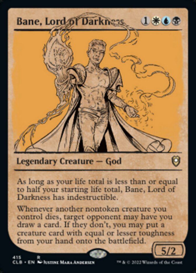 Bane, Lord of Darkness - [Showcase] Commander Legends: Battle for Baldur's Gate (CLB)
