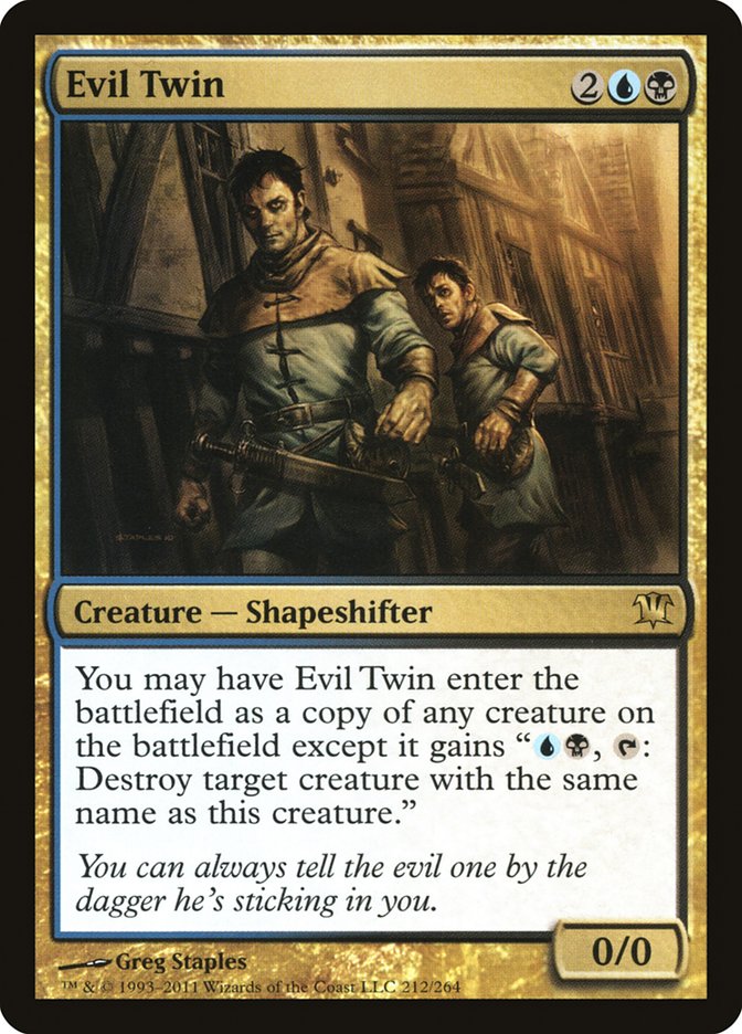 Evil Twin - [Foil] Innistrad (ISD)