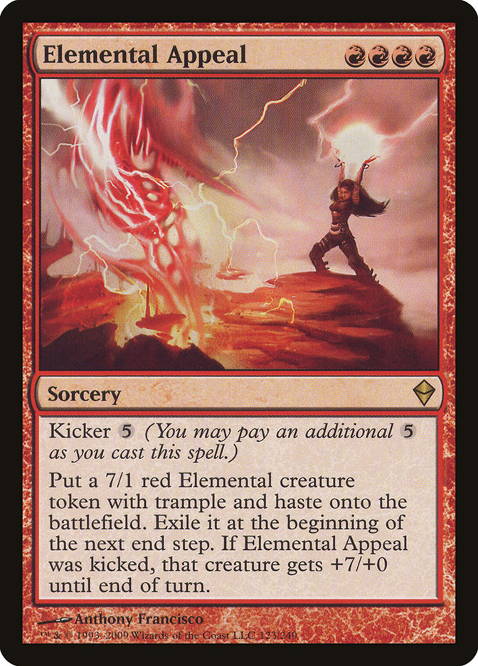 Elemental Appeal - [Foil] Zendikar (ZEN)