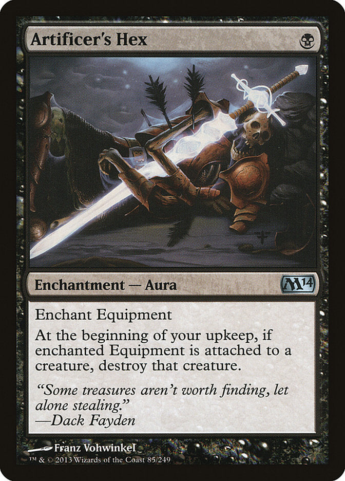 Artificer's Hex - [Foil] Magic 2014 (M14)