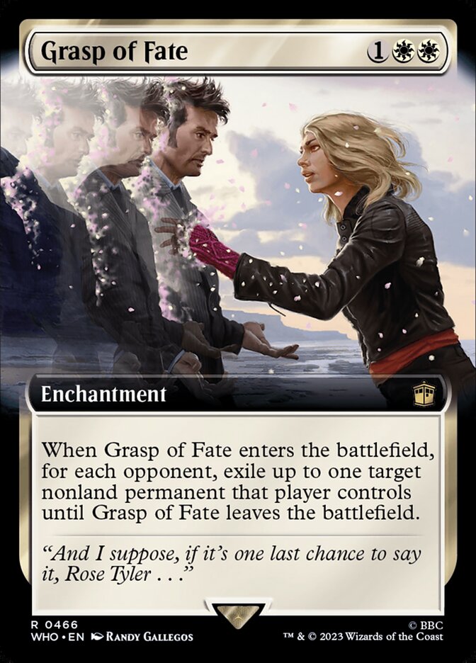 Grasp of Fate - [Foil, Extended Art] Doctor Who (WHO)