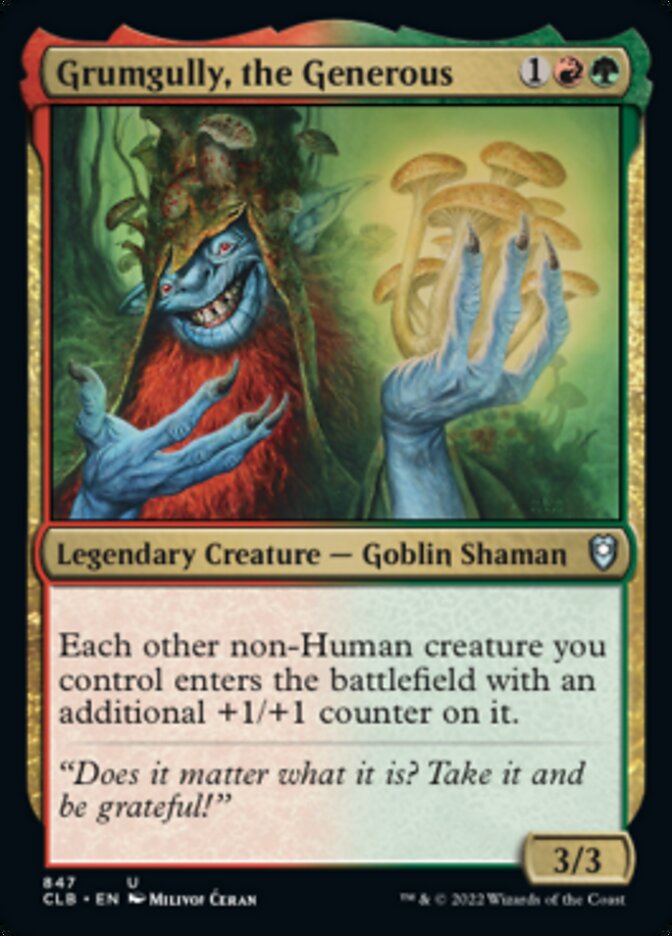 Grumgully, the Generous - Commander Legends: Battle for Baldur's Gate (CLB)