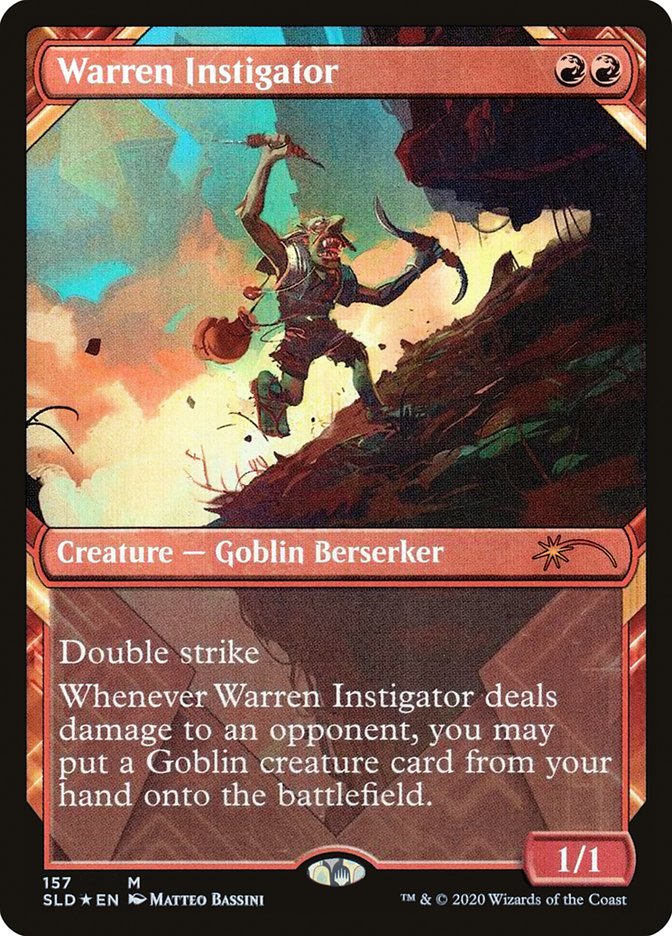 Warren Instigator (157) - [Foil, Showcase] Secret Lair Drop (SLD)