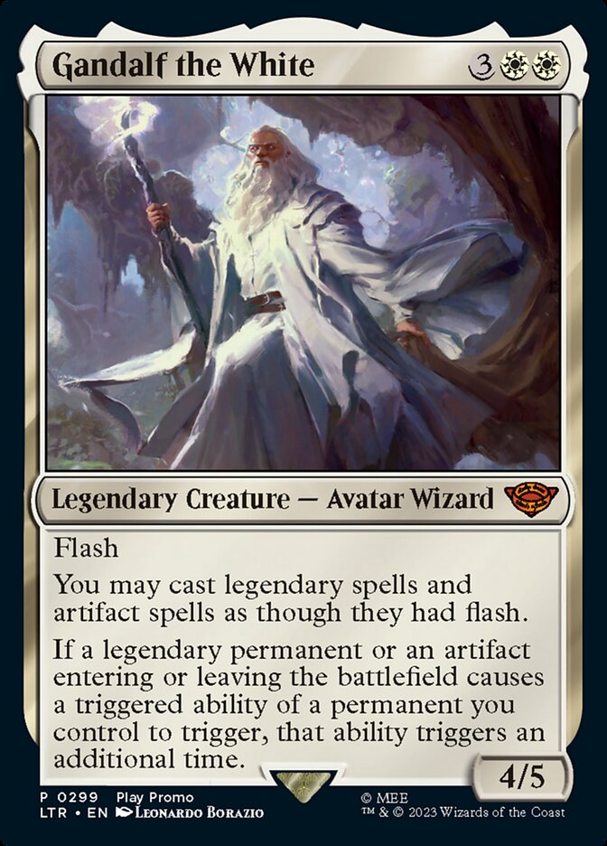 Gandalf the White - [Foil, Promo] The Lord of the Rings: Tales of Middle-earth (LTR)