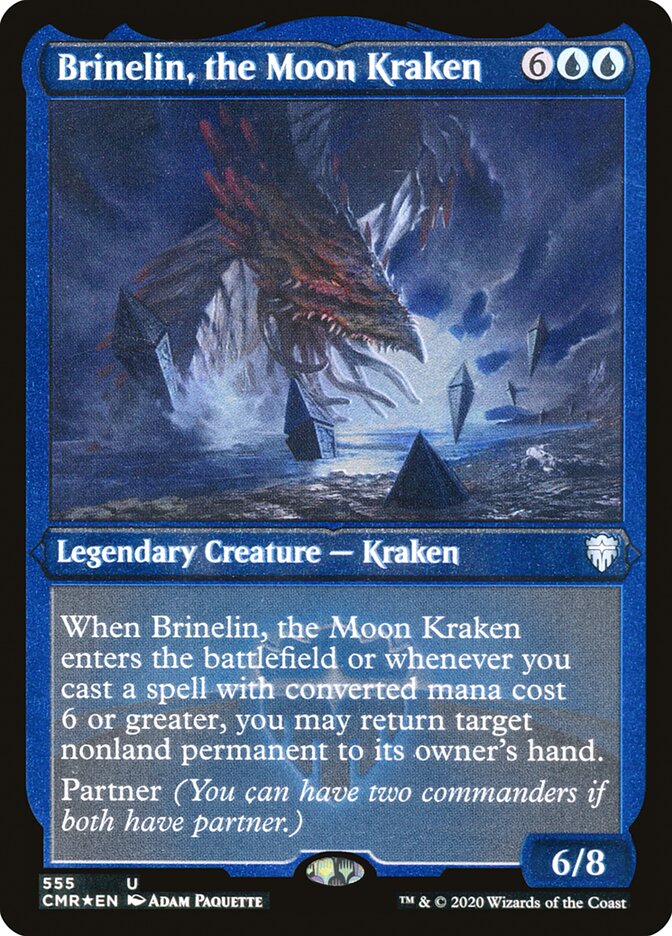 Brinelin, the Moon Kraken - [Etched Foil] Commander Legends (CMR)