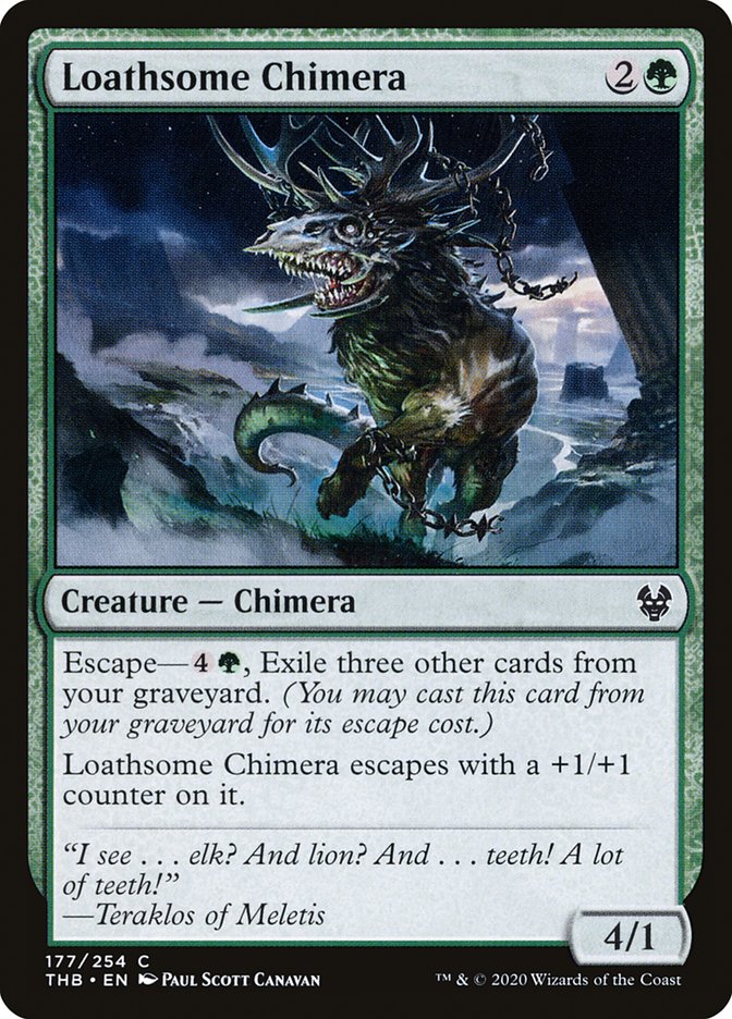 Loathsome Chimera - [Foil] Theros Beyond Death (THB)