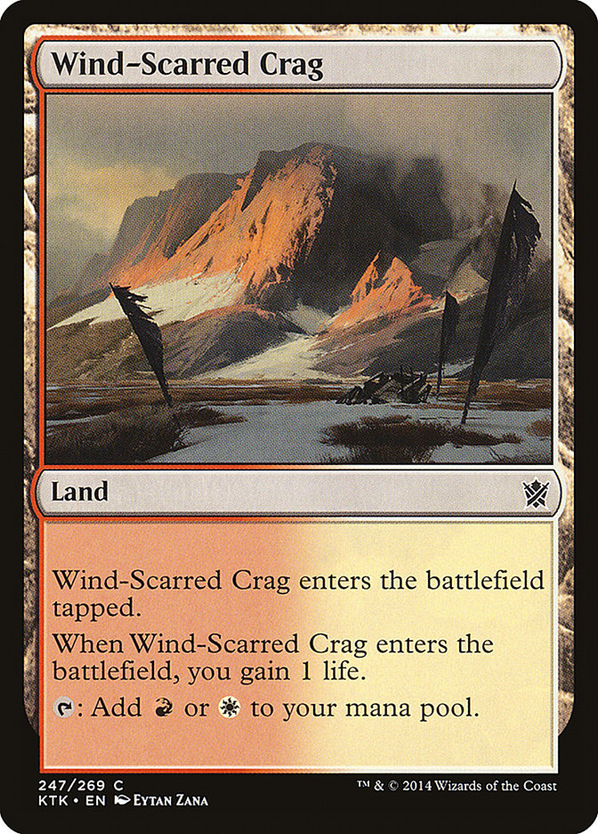 Wind-Scarred Crag - [Foil] Khans of Tarkir (KTK)