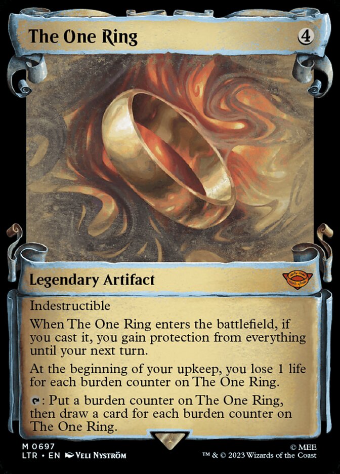 The One Ring - [Foil, Showcase Scroll] The Lord of the Rings: Tales of Middle-earth (LTR)