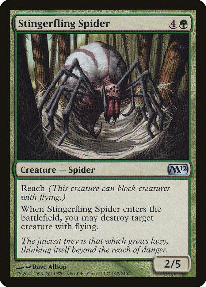 Stingerfling Spider - [Foil] Magic 2012 (M12)