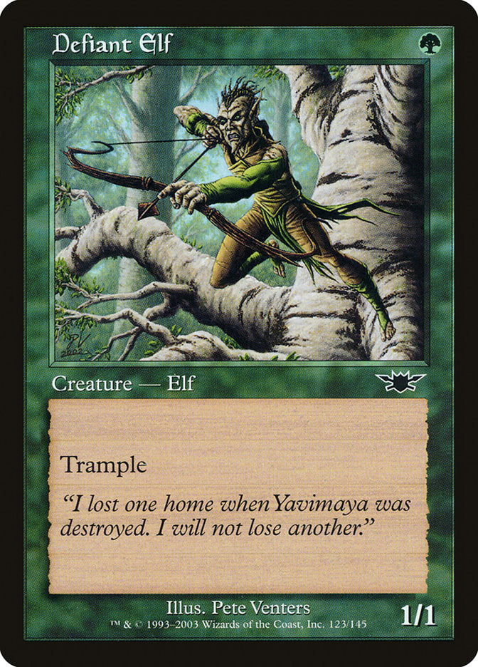 Defiant Elf - [Foil] Legions (LGN)