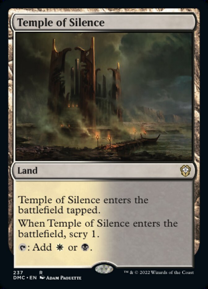 Temple of Silence - Dominaria United Commander (DMC)