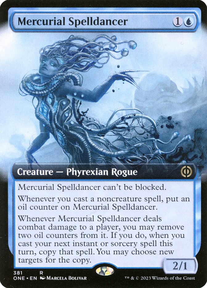 Mercurial Spelldancer - [Extended Art] Phyrexia: All Will Be One (ONE)