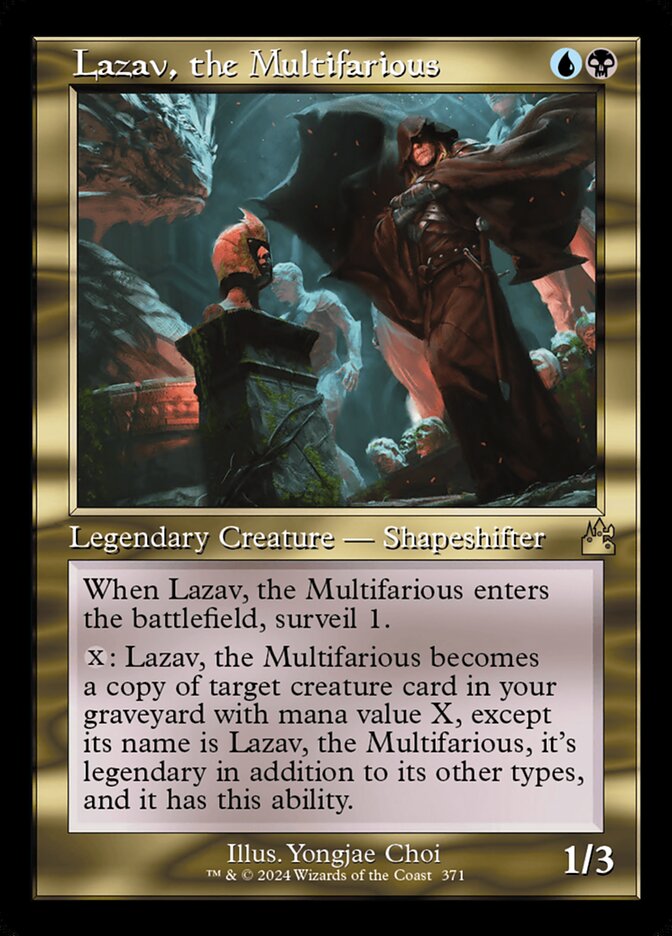 Lazav, the Multifarious - [Foil, Retro Frame] Ravnica Remastered (RVR)