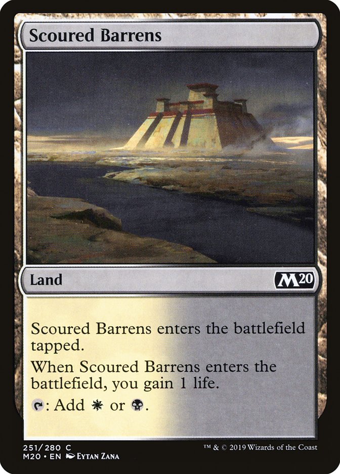 Scoured Barrens - [Foil] Core Set 2020 (M20)