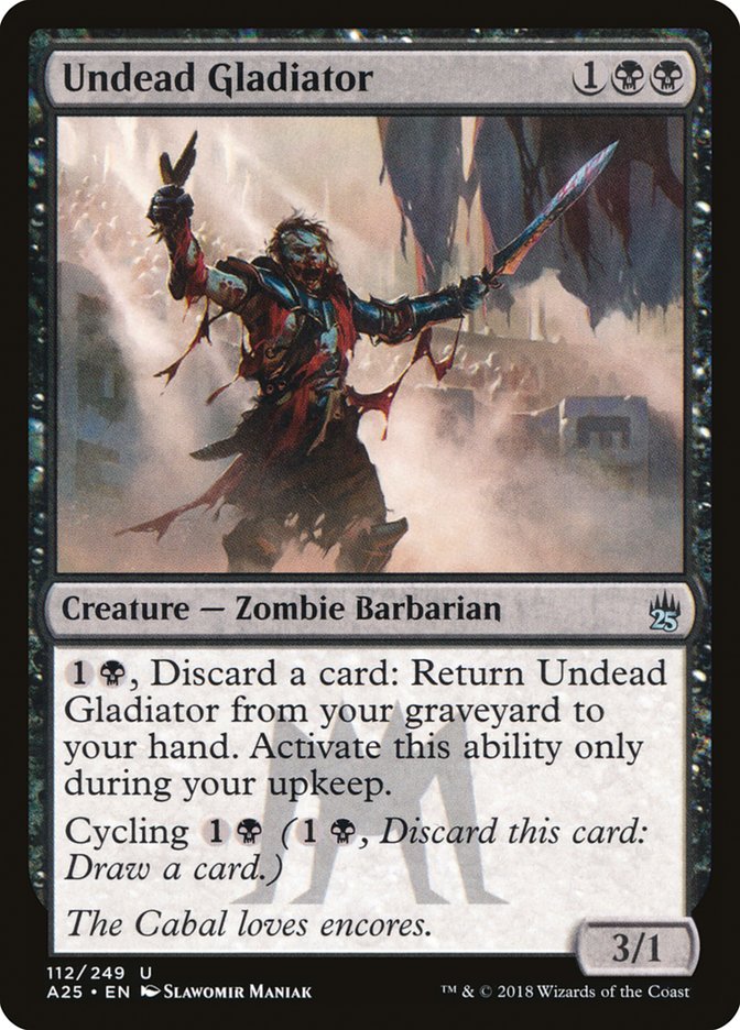 Undead Gladiator - [Foil] Masters 25 (A25)