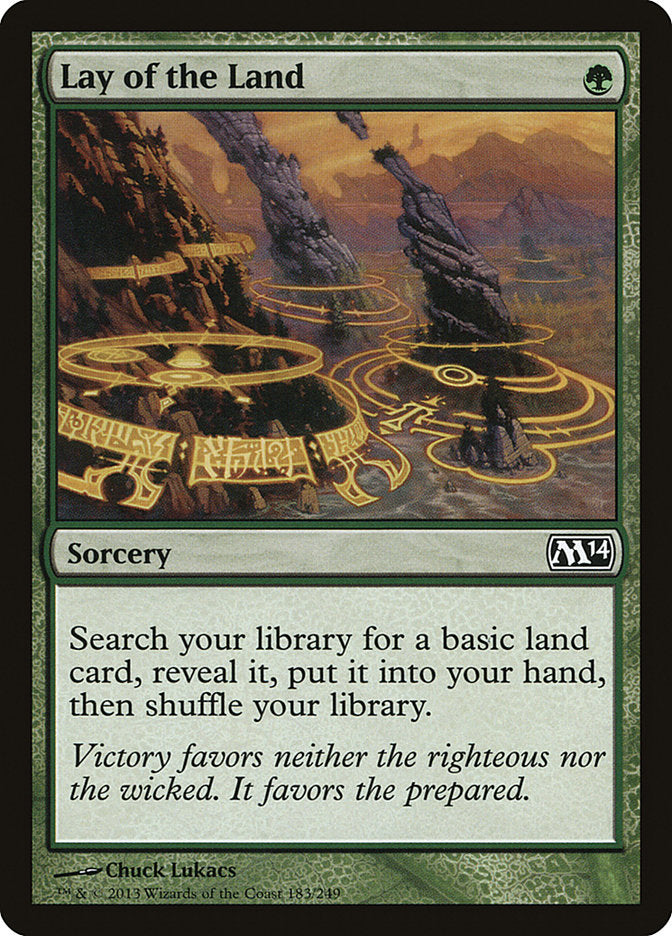 Lay of the Land - [Foil] Magic 2014 (M14)
