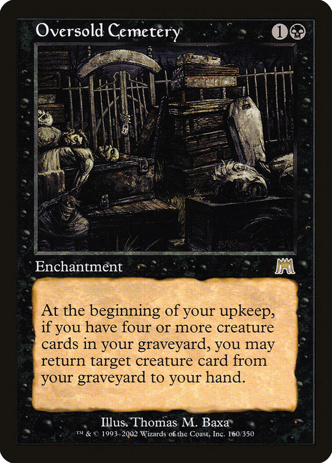 Oversold Cemetery - [Foil, Retro Frame] Onslaught (ONS)