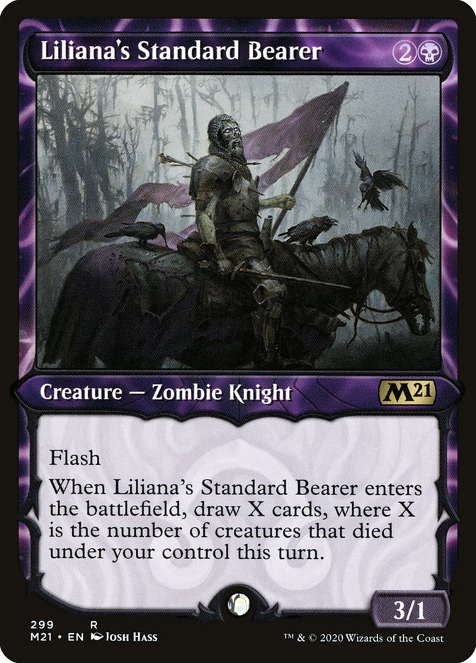 Liliana's Standard Bearer - [Showcase] Core Set 2021 (M21)