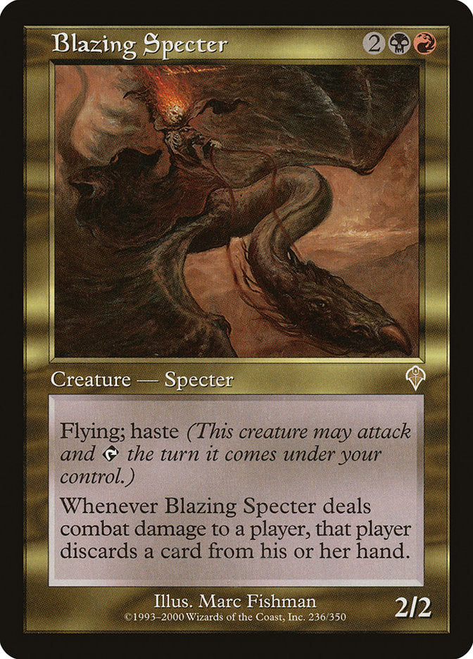 Blazing Specter - [Foil, Retro Frame] Invasion (INV)